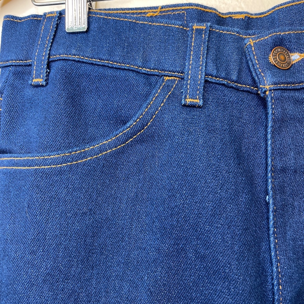 Levi’s | Action Jeans VTG Golden Orange Tab Dark Wash High Waisted Unisex Jeans - Picture 4 of 12